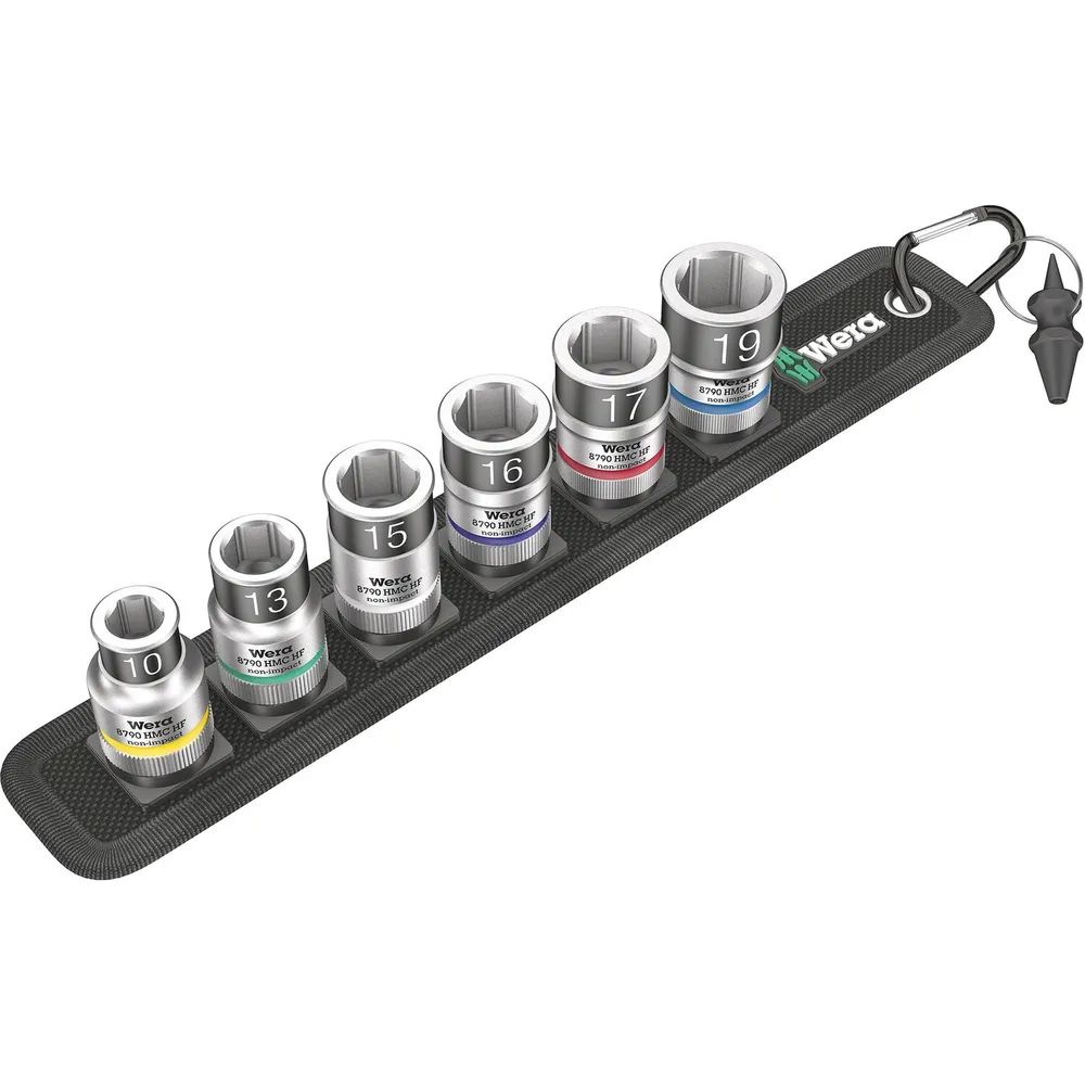 WERA Steckschlüsseleinsatz-Satz 1/2 HF Belt C1 7-teilig