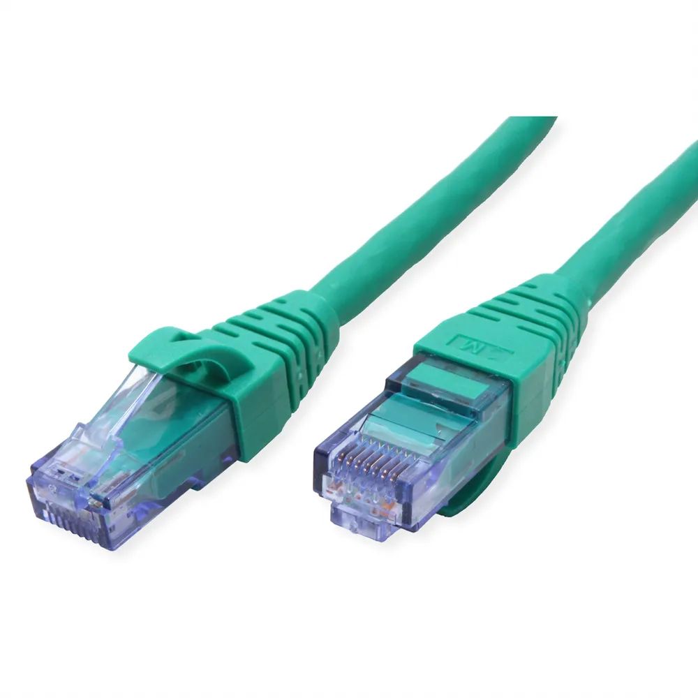 ROLINE Patchkabel Cat.6A UTP, Component Level, LSOH, grün, 15 m