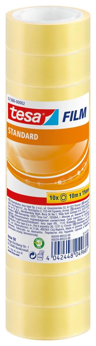 Tesa film Rolle 10m 15mm transparent