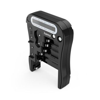 Hama Batterietester, Universal-Messgerät für Akkus, Batterien, Knopfzellen