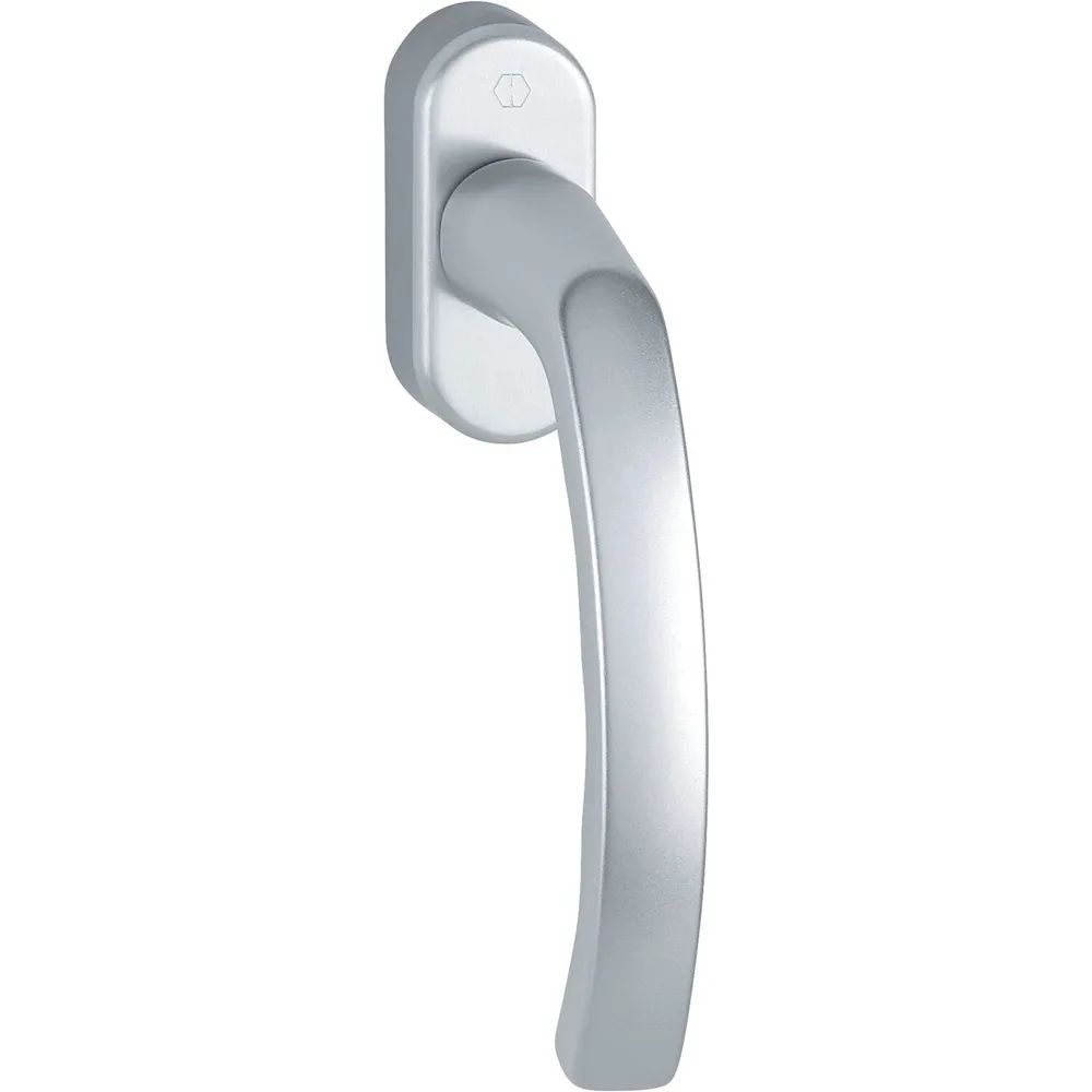 HOPPE Fenstergriff LIÈGE, Vierkant 7 x 32 mm, Alu silber eloxiert