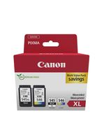 Canon PG-545XL/CL-546XL Photo Value Pack - Hohe (XL-) Ausbeute - Schwarz - Cyan - Magenta - Gelb - 2 Stück(e) - Foto-Wertpaket