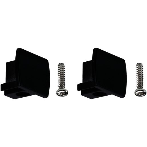 Paulmann ENDKAPPEN 2ER PACK / PAULMA URAIL SCHWARZ 96961