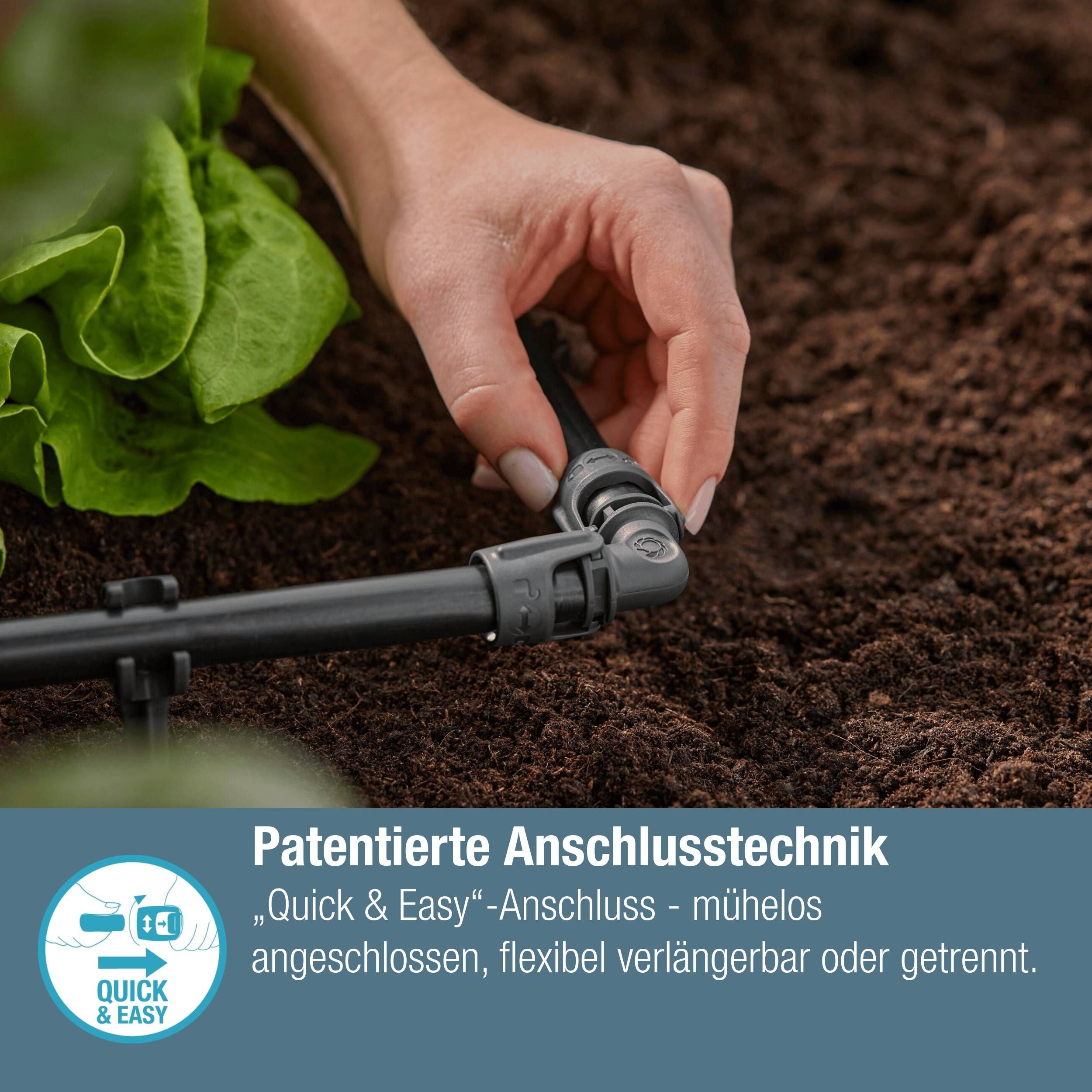 Gardena Micro-Drip-System L-Stück 13 mm (1/2") - Inhalt: 2 Stück