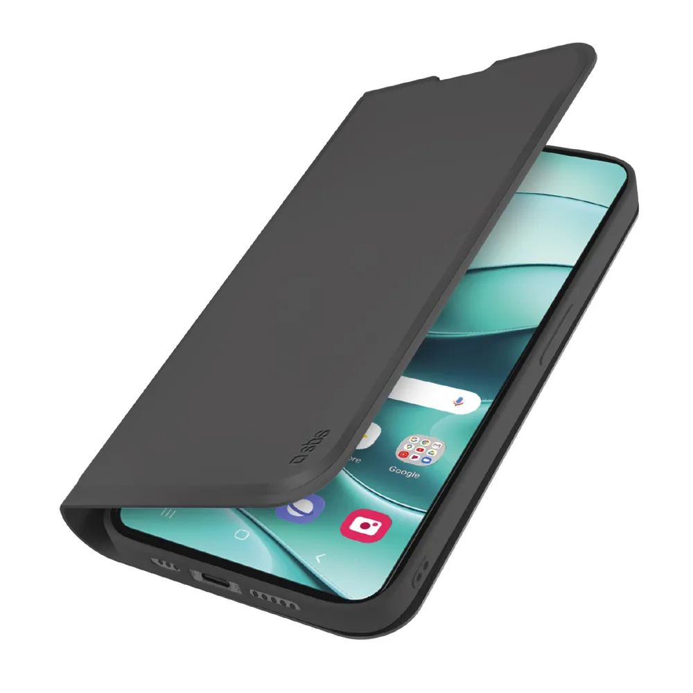 SBS WALLET SMOOTH Bookcase für Xiaomi REDMI NOTE 14, schwarz