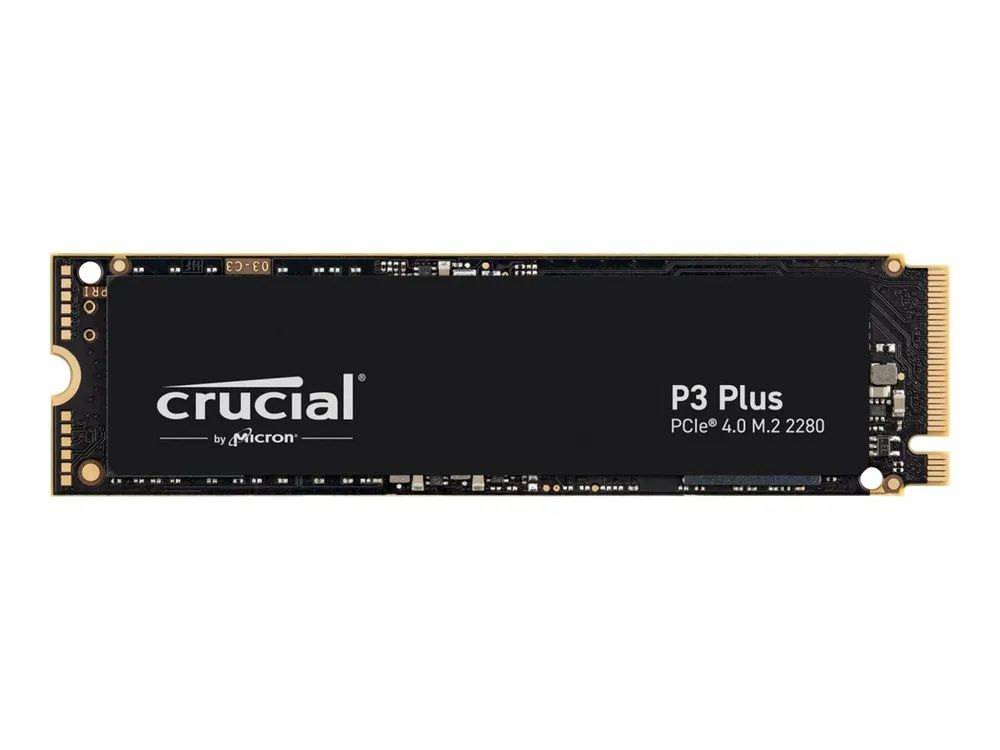 Crucial P3 Plus - SSD - 500 GB - intern - M.2 2280 - PCIe 4.0 (NVMe)
