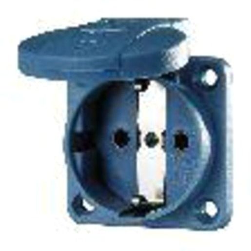 Mennekes SCHUKO-ANBAUSTECKD.BL 230V-16A / MENNEK 11031 SCHRAUBKLEMME AM 11031