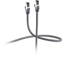 Flexline Patchkabel cat. 6A Armored (Trittfest), U/FTP, grau, 1m