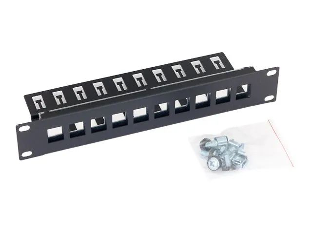TRITON RAC-PP-X03-C1 - Patch Panel - RAL 7035 - 1U - 25.4 cm (10")