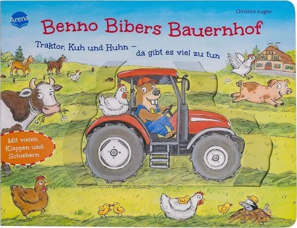 Arena Verlag GmbH Benno Bibers Bauernhof – Traktor, Kuh
