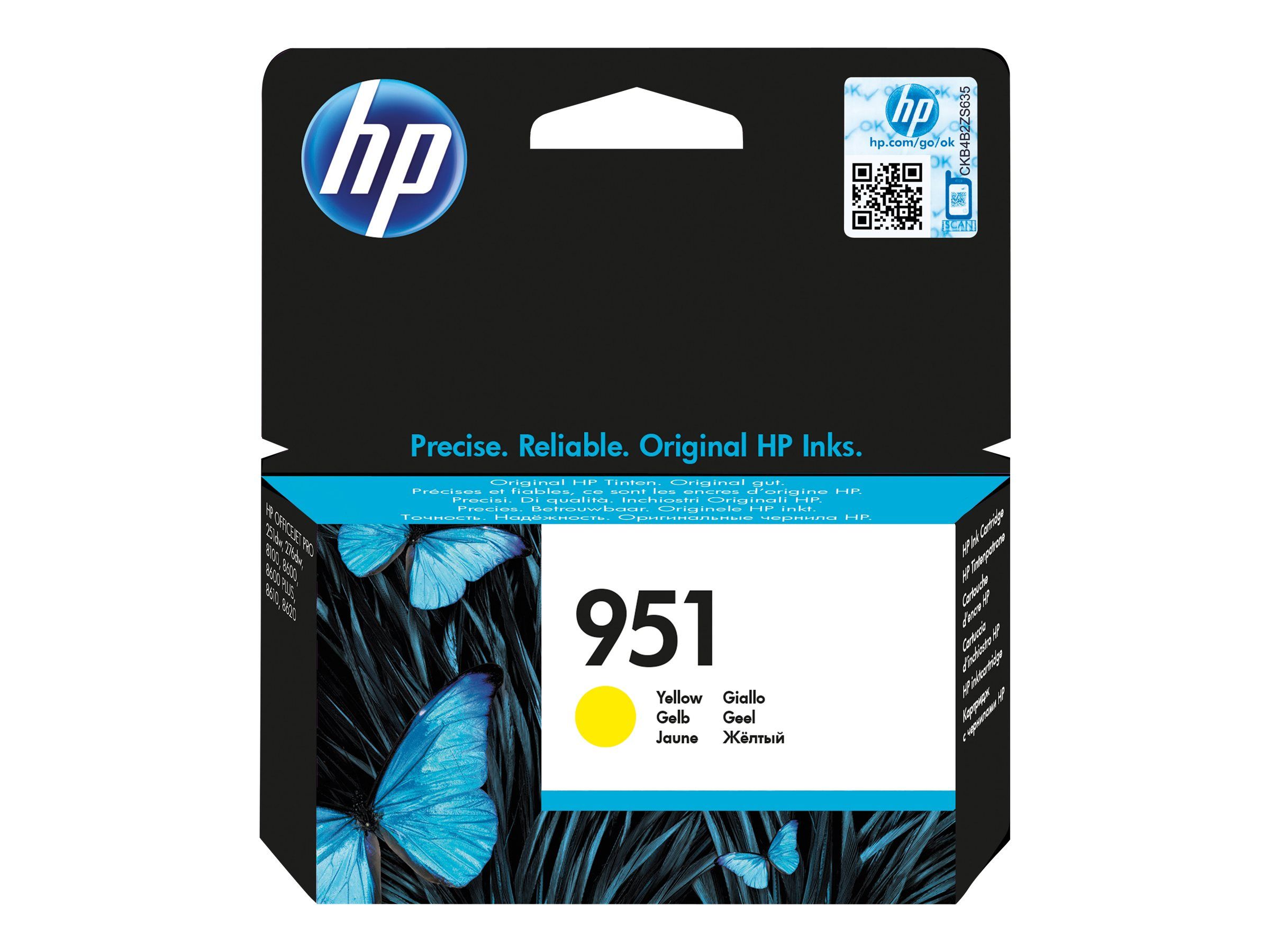 HP 951 - 8 ml - Gelb - original - Tintenpatrone