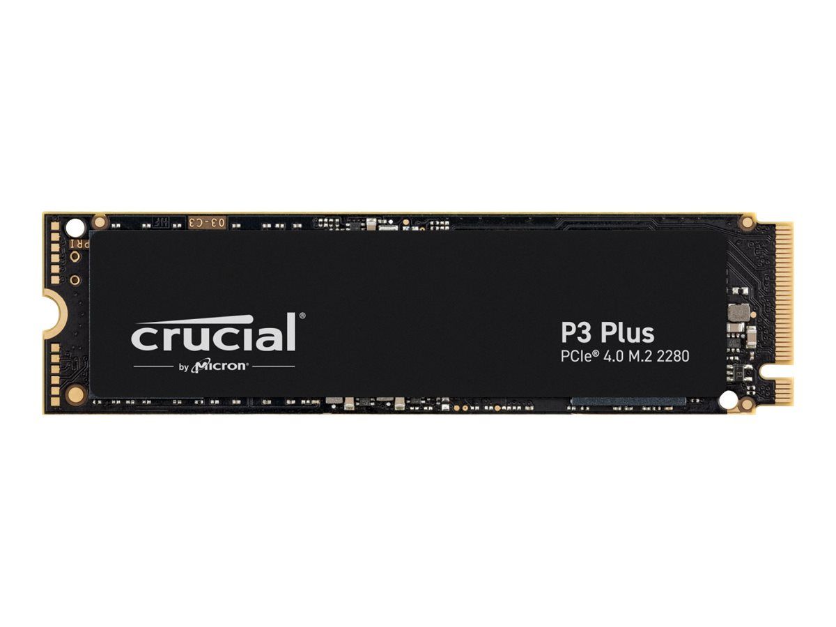 Crucial P3 Plus - SSD - 500 GB - intern - M.2 2280 - PCIe 4.0 (NVMe)
