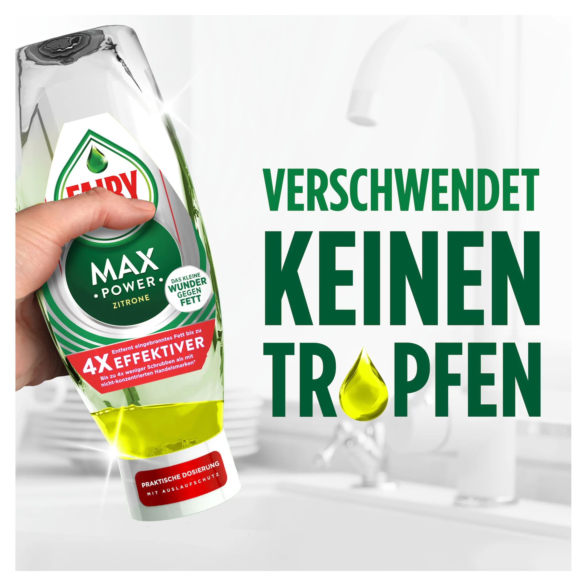 Fairy Handspülmittel Max Power Zitrone 545 ml