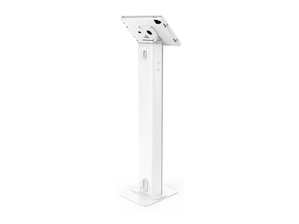 Compulocks iPad Air M2 & M3 13", Apex Enclosure Brandable Floor Stand - White - Aufstellung - für Tablett - Branding-fähig - verriegelbar - Metall, Polypropylen - weiß - Bildschirmgröße: 33.02 cm (13")