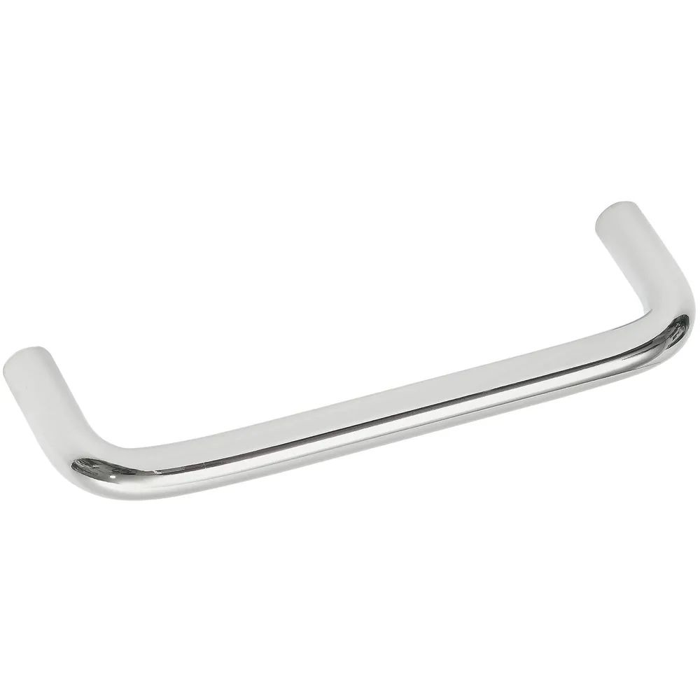 Hettich Griff Noreia ø 8 mm, LA 96 mm, Breite 104 mm, Stahl verchromt poliert