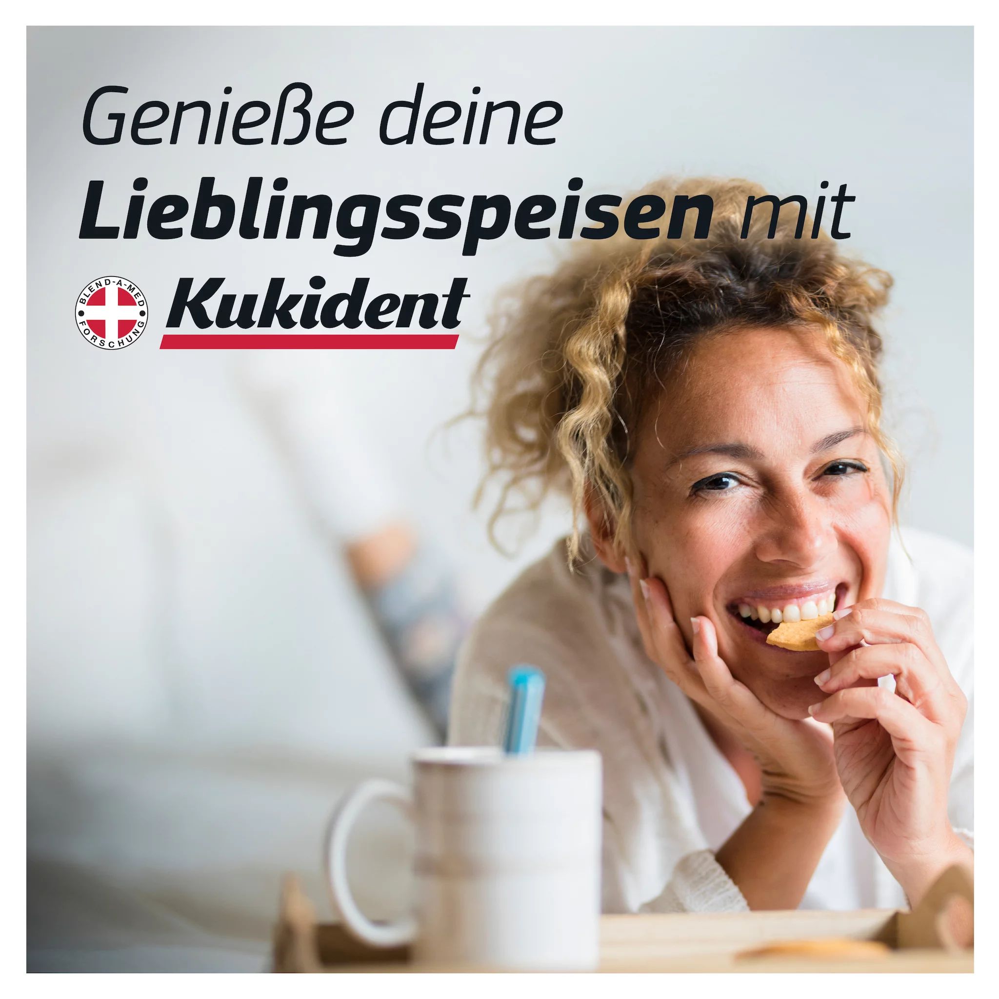 Kukident Plus Barriere gegen Speisereste-Frischer Geschmack 40G