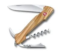 Victorinox Wine Master - Messer mit Feststellklinge - Multi-Tool-Messer - Clippunkt - Holz - Silber - 6 Werkzeug