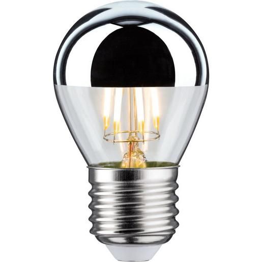 Paulmann LED LAMPE 400LM E27 827 4,8W / PAULMA RINGSPIEGEL SILB.DIM 28668