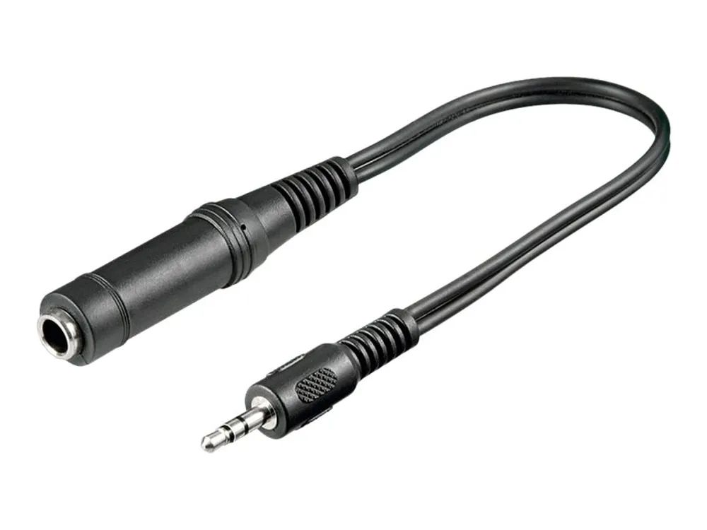 Goobay AVK 323-0020 - Audio-Adapter - mini-phone stereo 3.5 mm männlich zu Stereo-Stecker weiblich