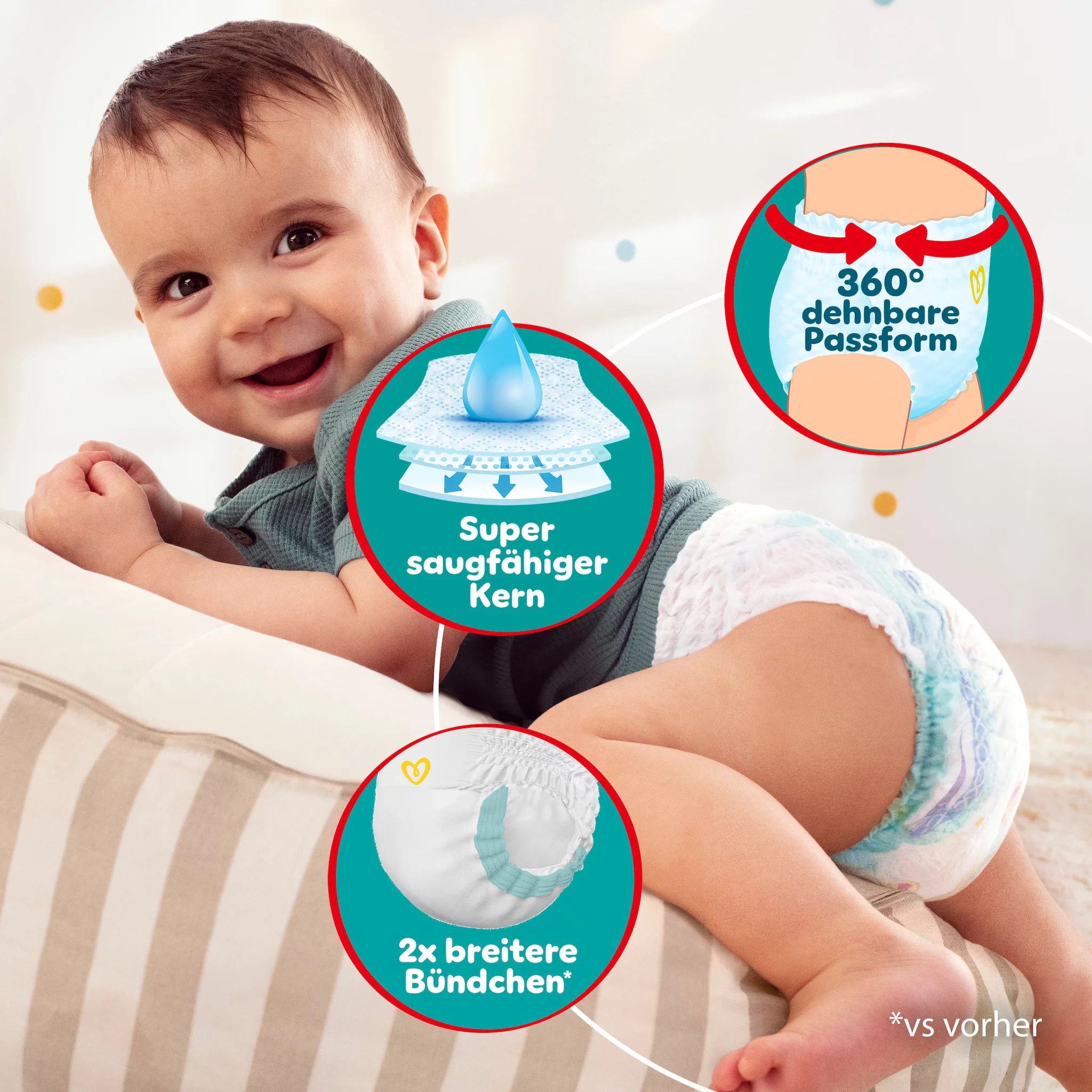 Pampers Baby Dry Pants Gr.9 Extra Large 19+kg 