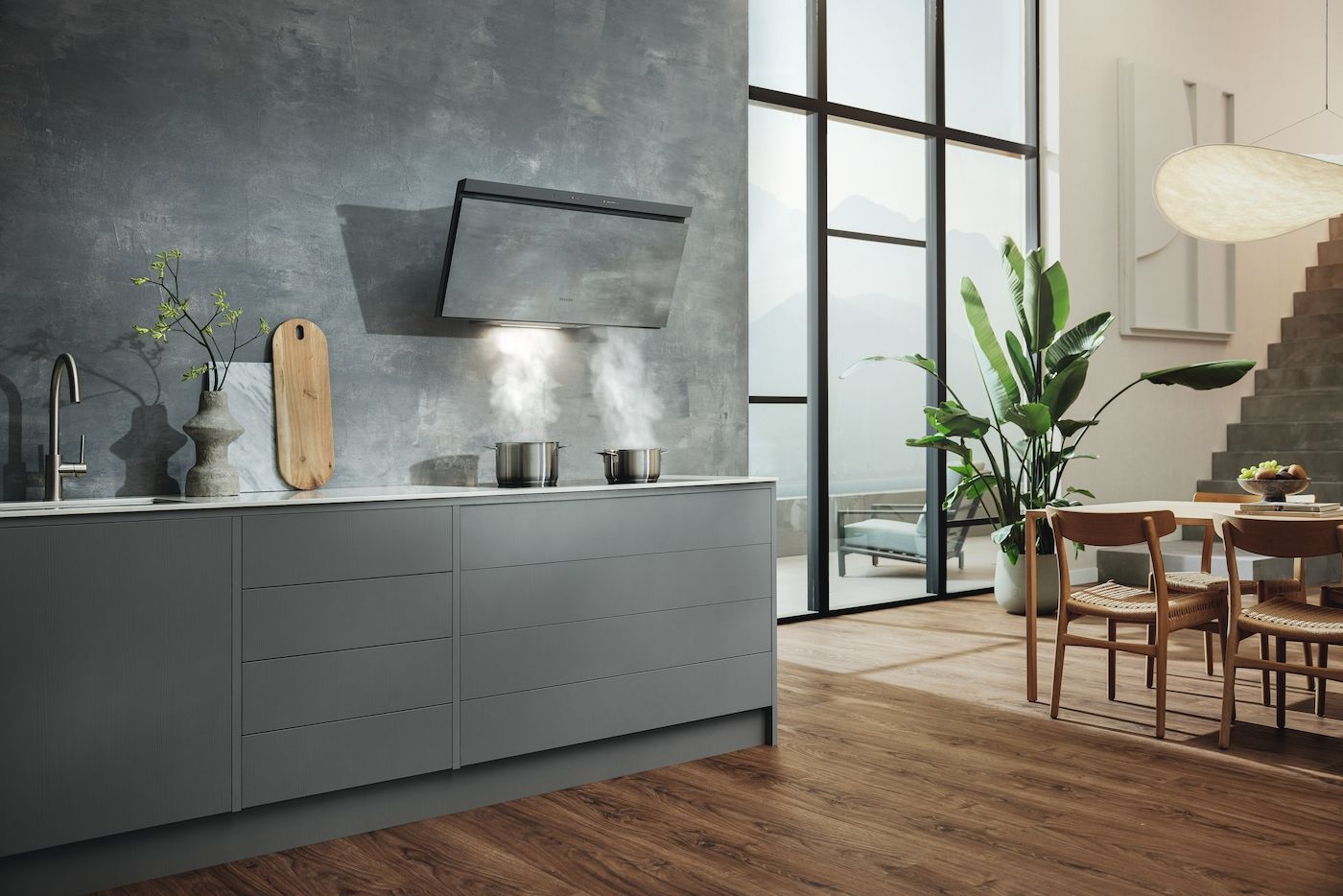 Miele Dunstabzugshaube DAH 4970 concrete-optic