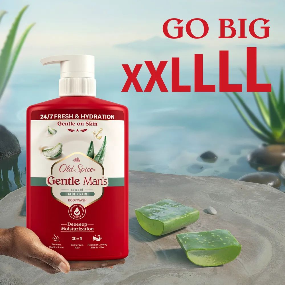 Old Spice Gentle Man’s Duschgel Aloe & Rain