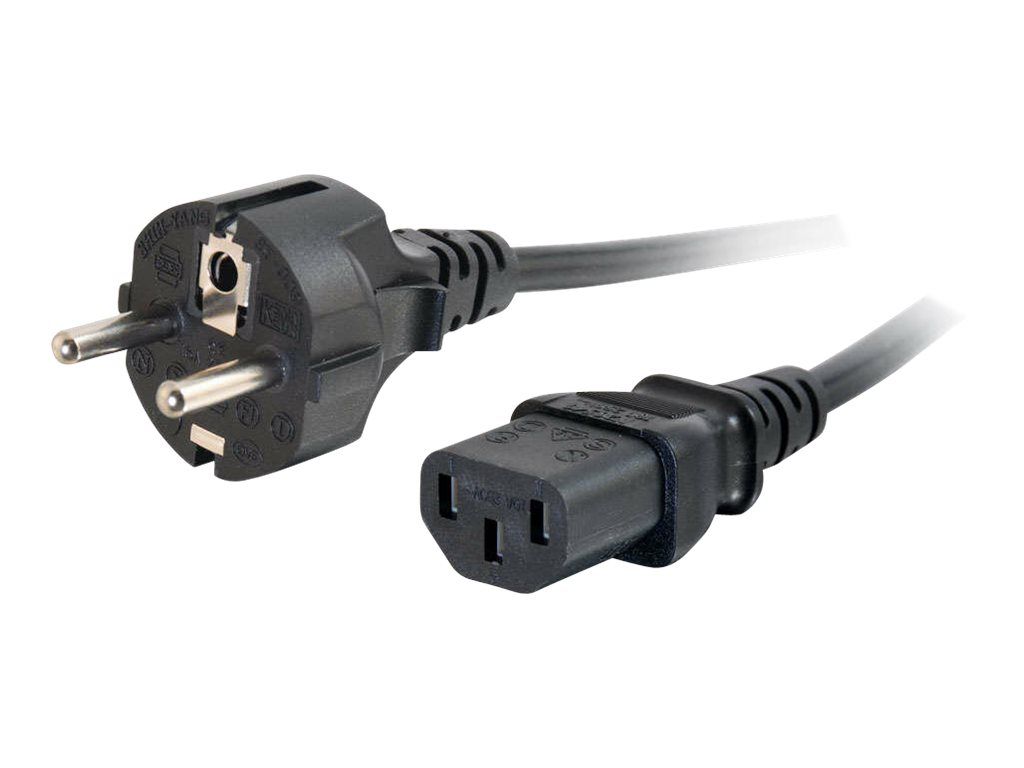 C2G Universal Netzkabel - Stromkabel - power IEC 60320 C13 zu NEMA 5-15 (M)