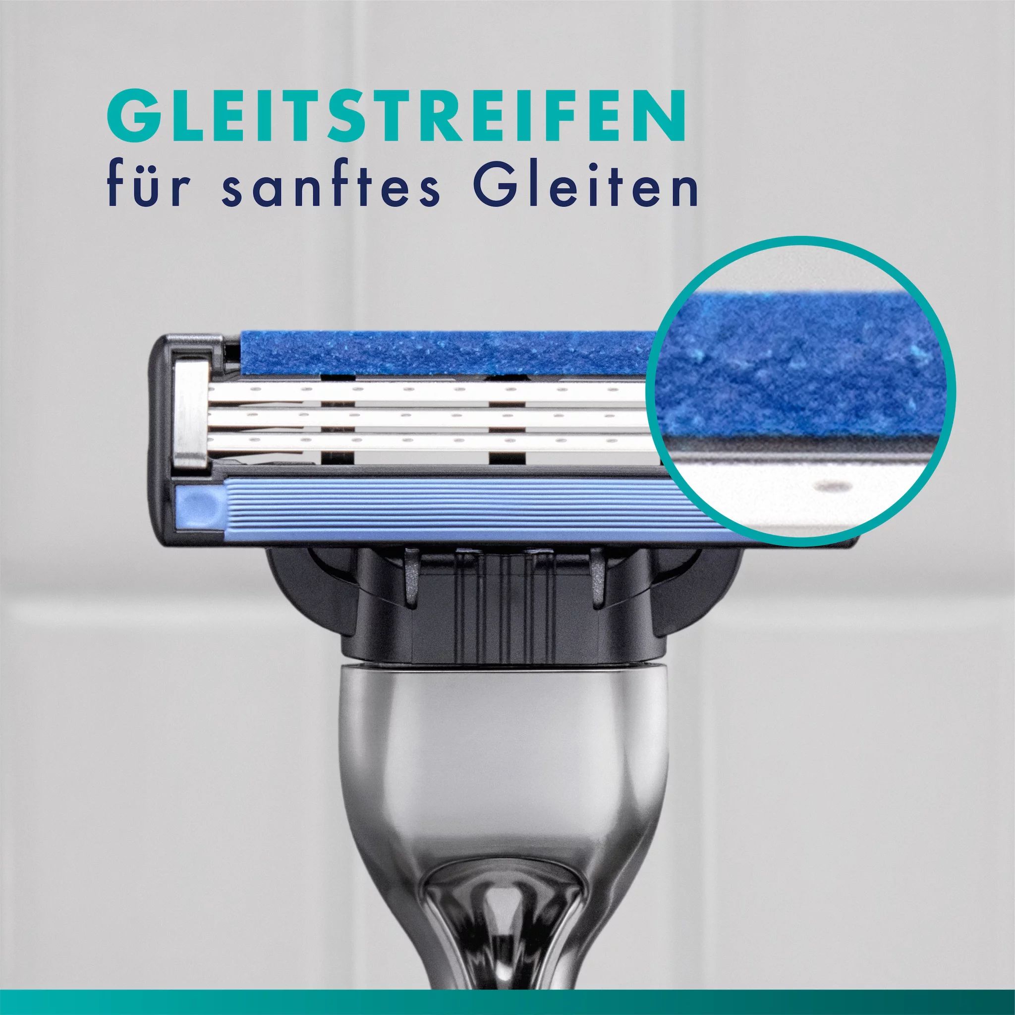 Gillette Mach3 Systemklingen 12er + Handstück