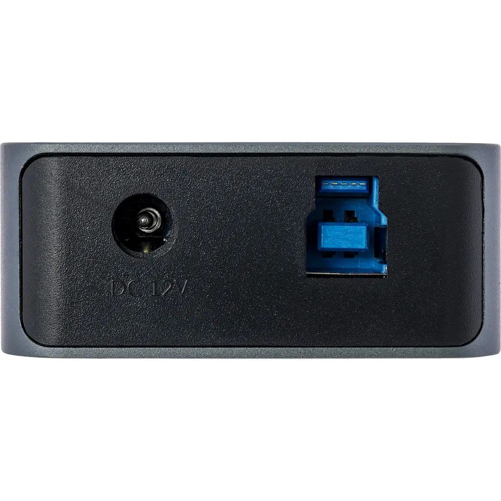 InLine USB 3.2 Gen.1 - 7-Port - mit Schalter - Aluminium - grau - mit Netzteil