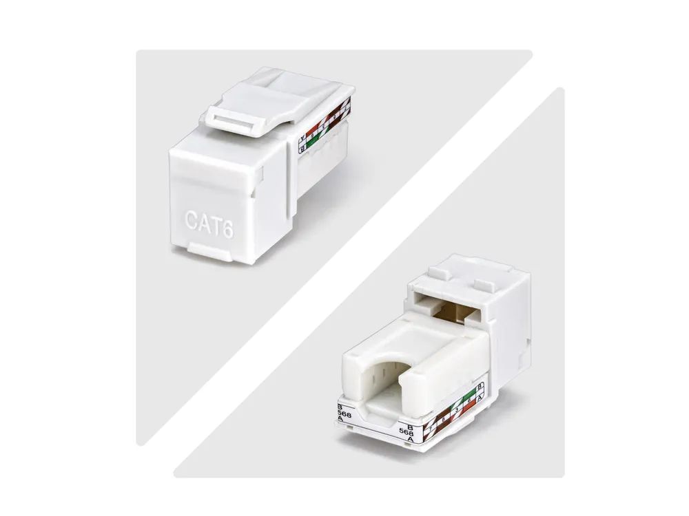 StarTech.com Cat6 Keystone Jack 24-Pack 90-Deg 110 - Netzwerk - CAT 6
