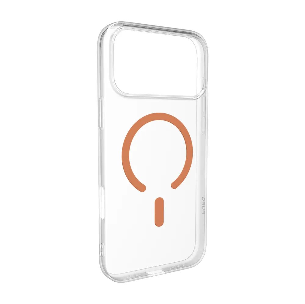 PURO LITE MAG MagSafe kompatibles Cover für iPhone 17 PRO MAX, orange