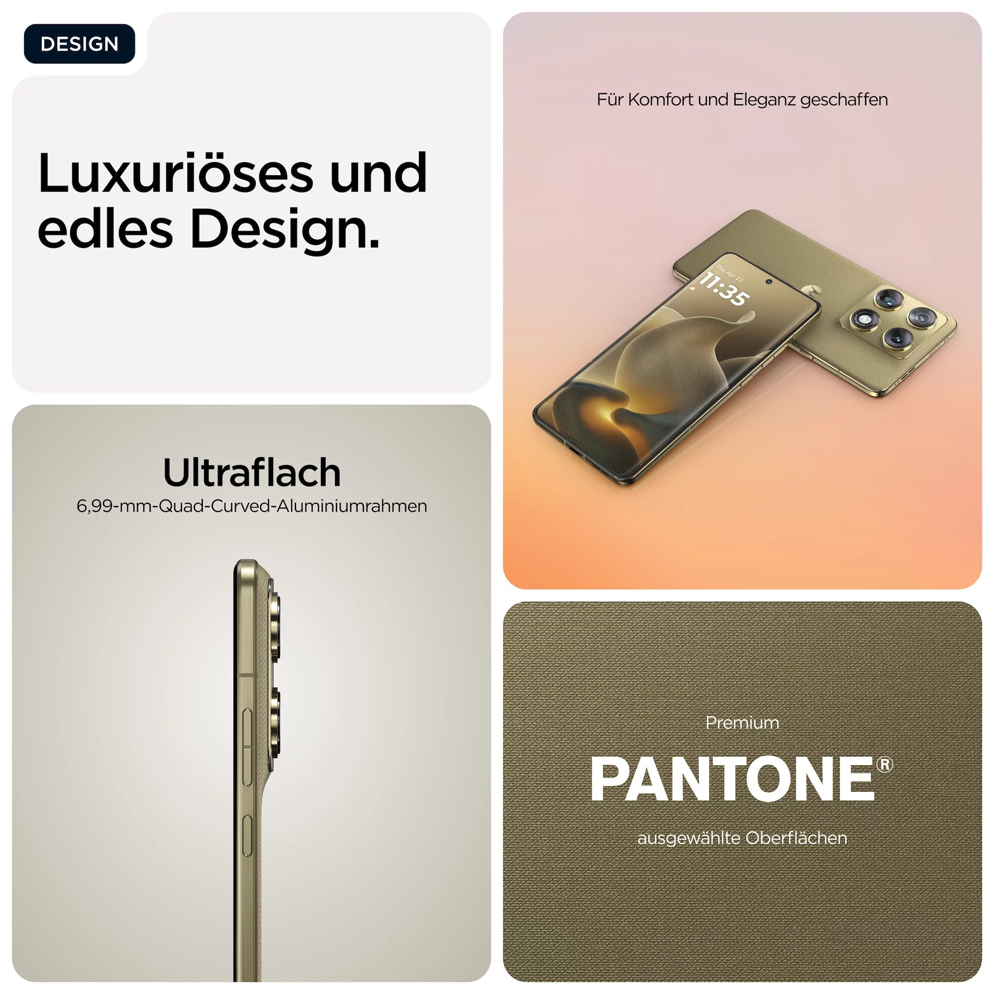Motorola Signature 16/512GB, Pantone Martini Olive