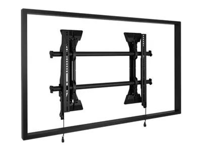 Chief Fusion Medium Micro-Adjustable Fixed TV Wall Mount - For Displays 32-65" - Black - Befestigungskit (2 Verbindungsklammern, fest angebrachte Wandhalterung)