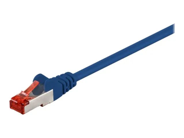 Goobay Patch-Kabel - RJ-45 (M) zu RJ-45 (M) 2m blau