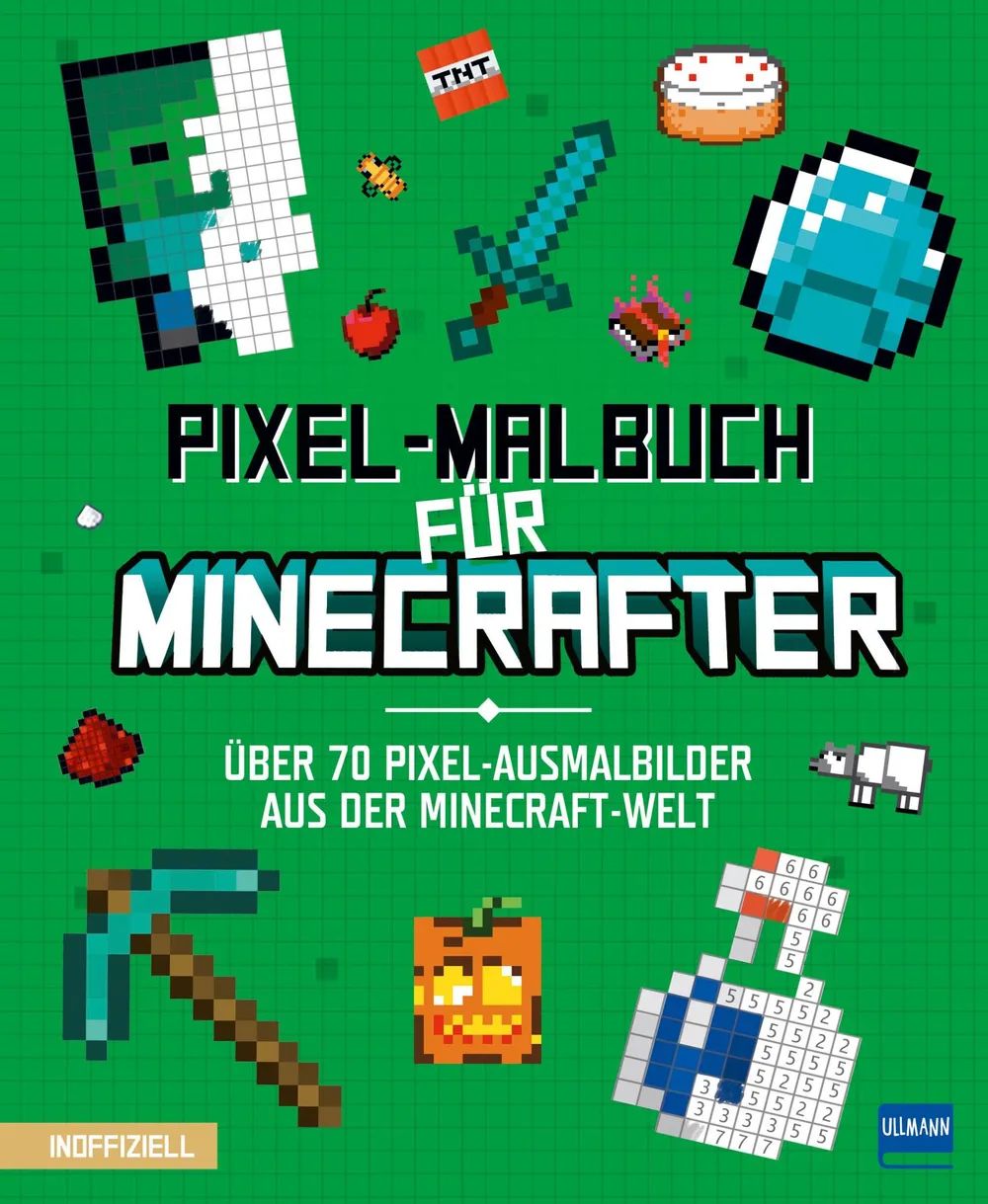 Ullmann Medien GmbH Pixel-Malbuch für Minecrafter