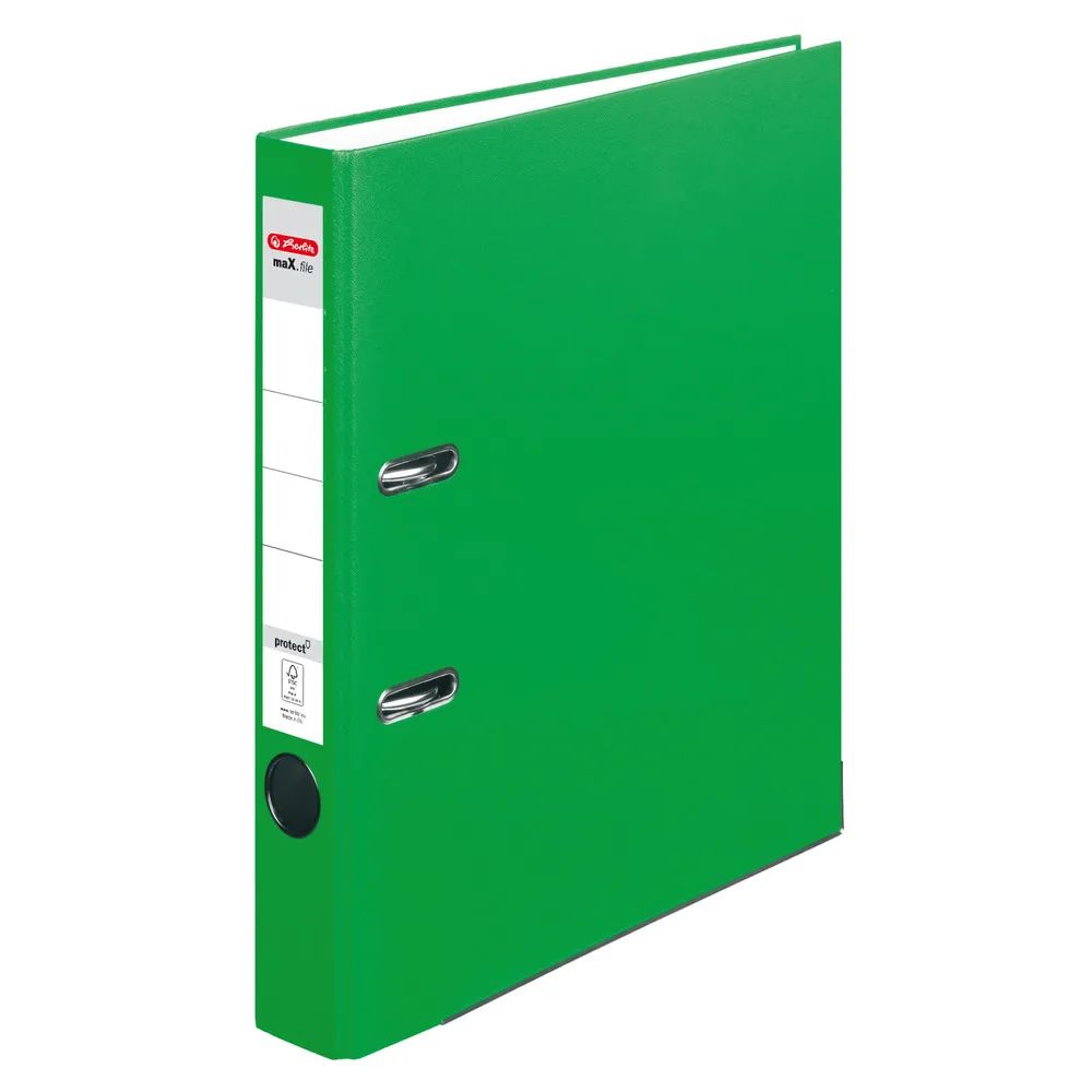 herlitz Ordner maX.file protect, A4, 5cm, hellgrün