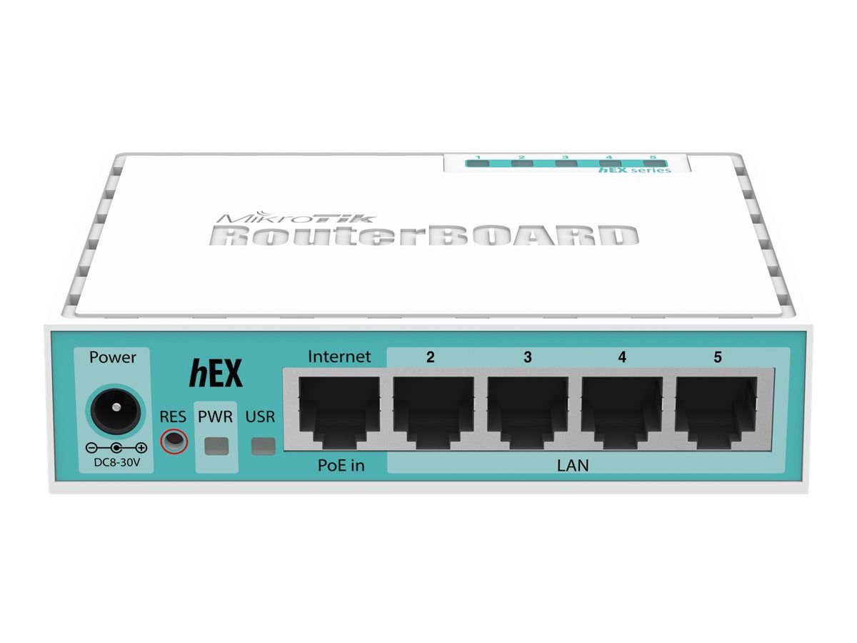 MikroTik RouterBOARD hEX RB750Gr3 - Router 4-Port-Switch