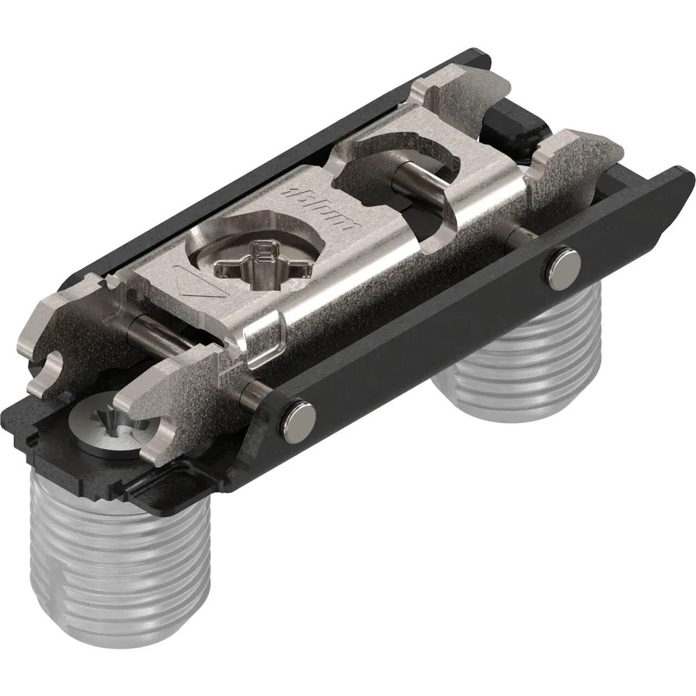 BLUM CLIP ONYX Exzenter Montageplatte gerade, Stahl, Einpressen, Distanz 0 mm