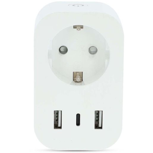 Nedis WIFI IP21 TYPE F 1XUSBC 2XUSB / NEDIS SML SMART STECKER WIFIP151FWT