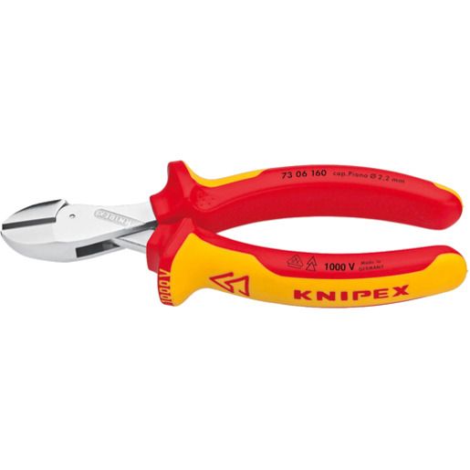 Knipex X-CUT VERCHR. VDE 160MM / KNIPEX SEITENSCHNEIDER 73 06 160