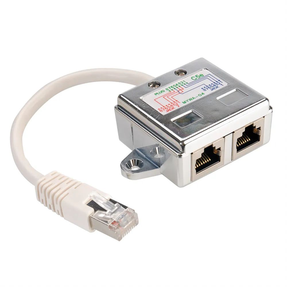 VALUE T-Adapter Cat.5e (Class D), STP