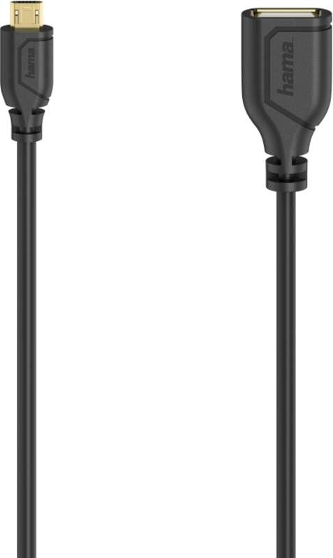 Hama 200613 Micro-USB-OTG, Flexi+Slim, 0,15m