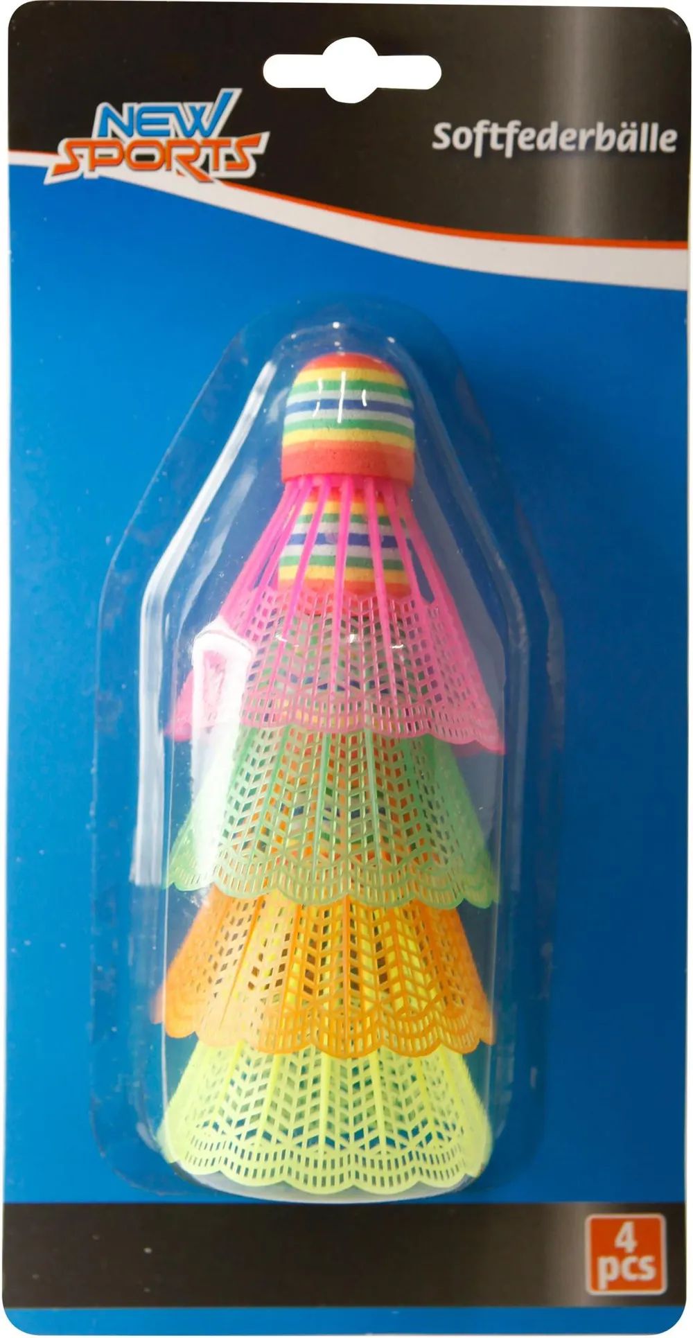 VEDES Großhandel GmbH - Ware NSP Soft-Federbälle,bunt,4 Stck.,135x270