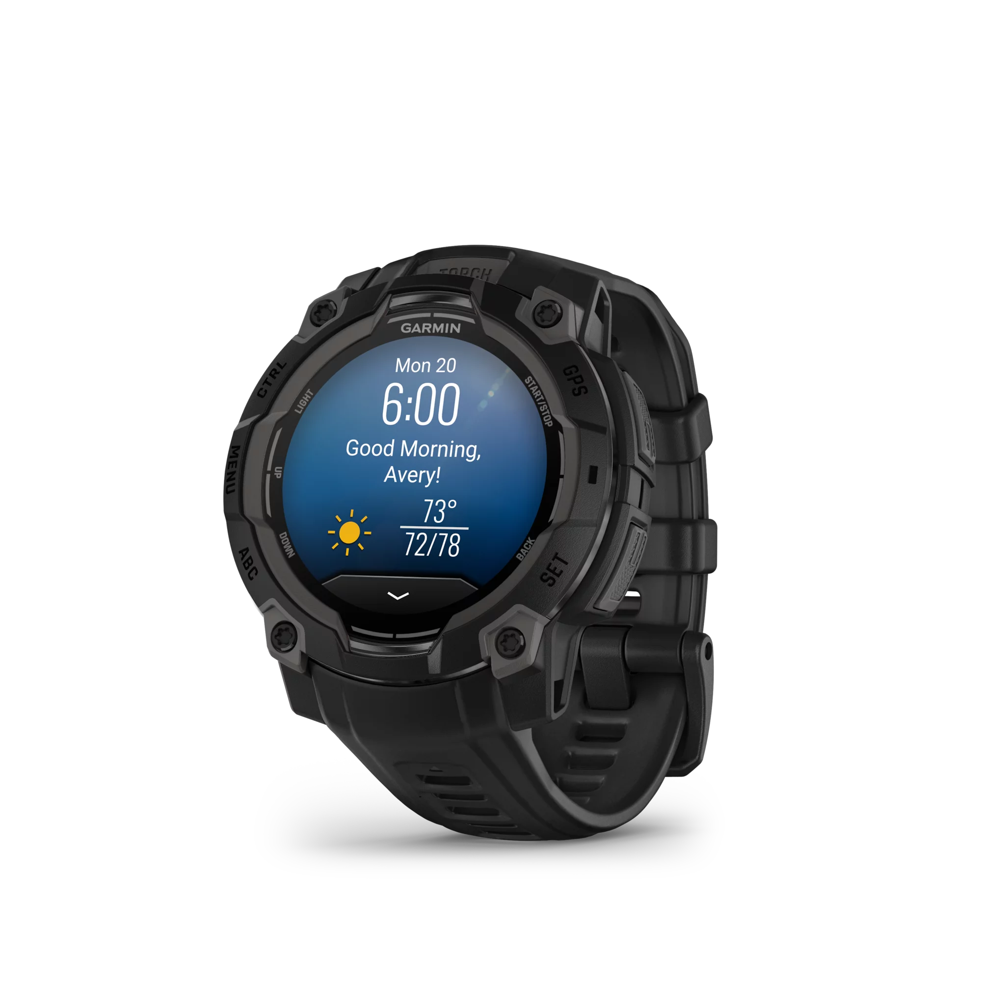 Garmin Instinct 3,45mm, AMOLED schwarz