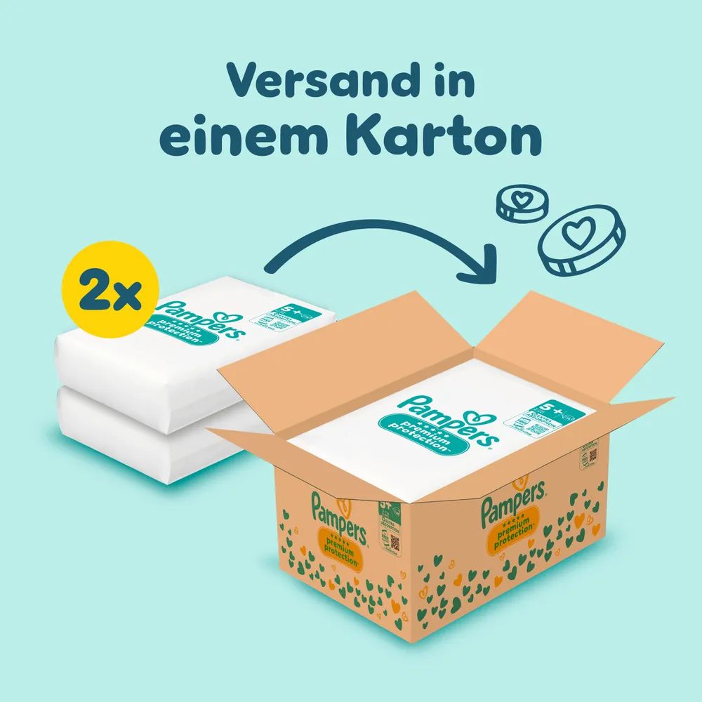 Pampers Premium Protection Gr.5+ Junior Plus 12-17kg 