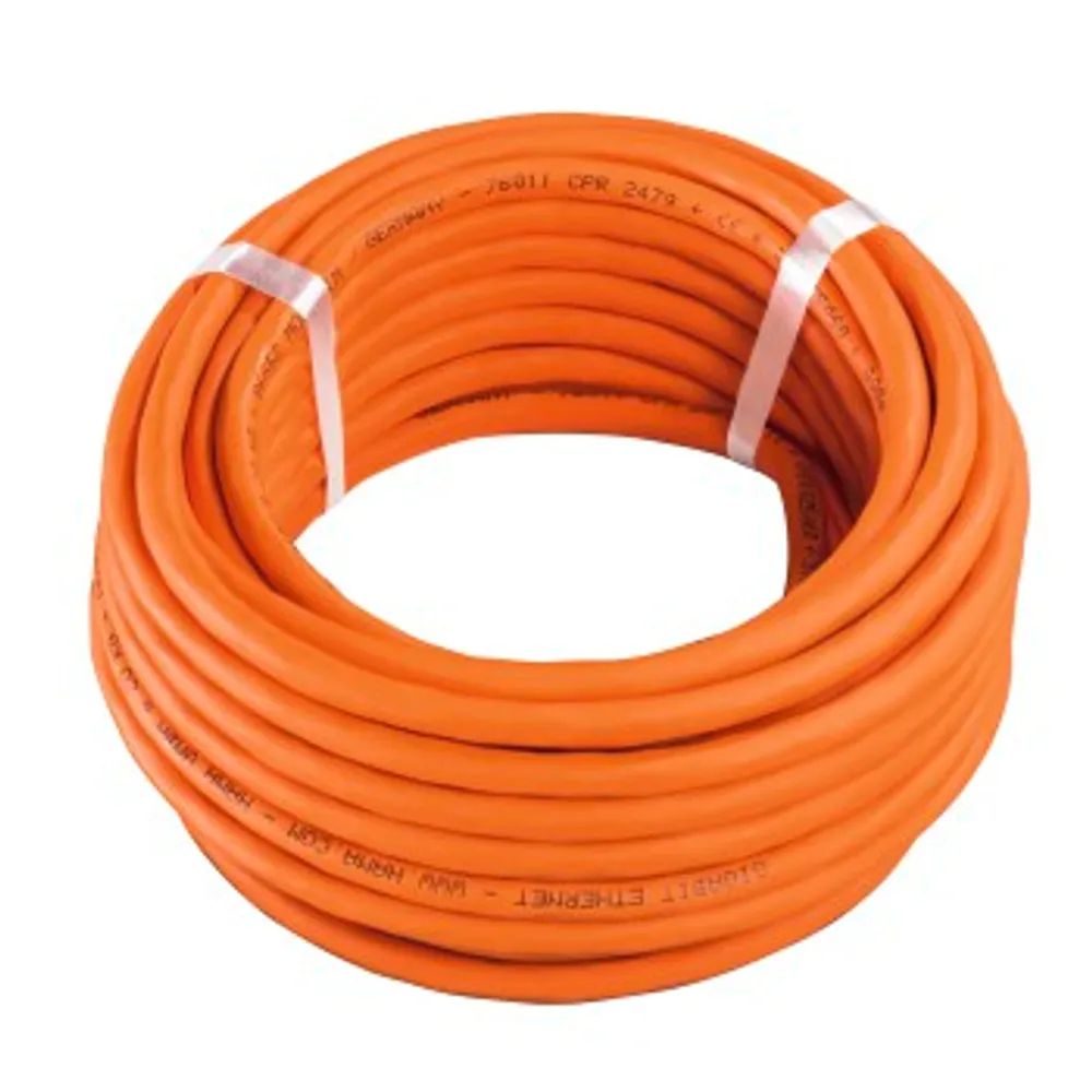 Hama Netzwerkkabel, CAT-7, 10 Gbit/s, S/FTP geschirmt, halogenfrei, Rolle, 10 m