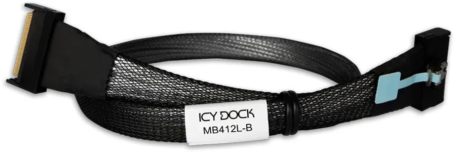 Icy Dock Kabel MCIO 8i->MCIO 8i SFF-TA-1016 schwarz - Kabel