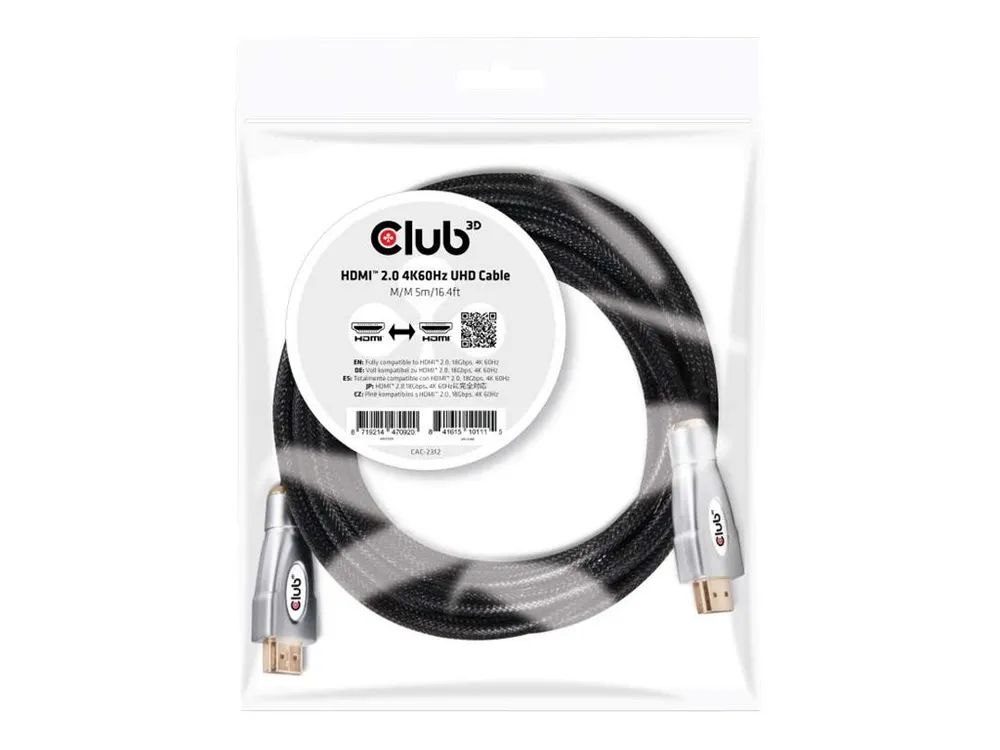 Club 3D CAC-2312 - HDMI mit Ethernetkabel - HDMI (M)