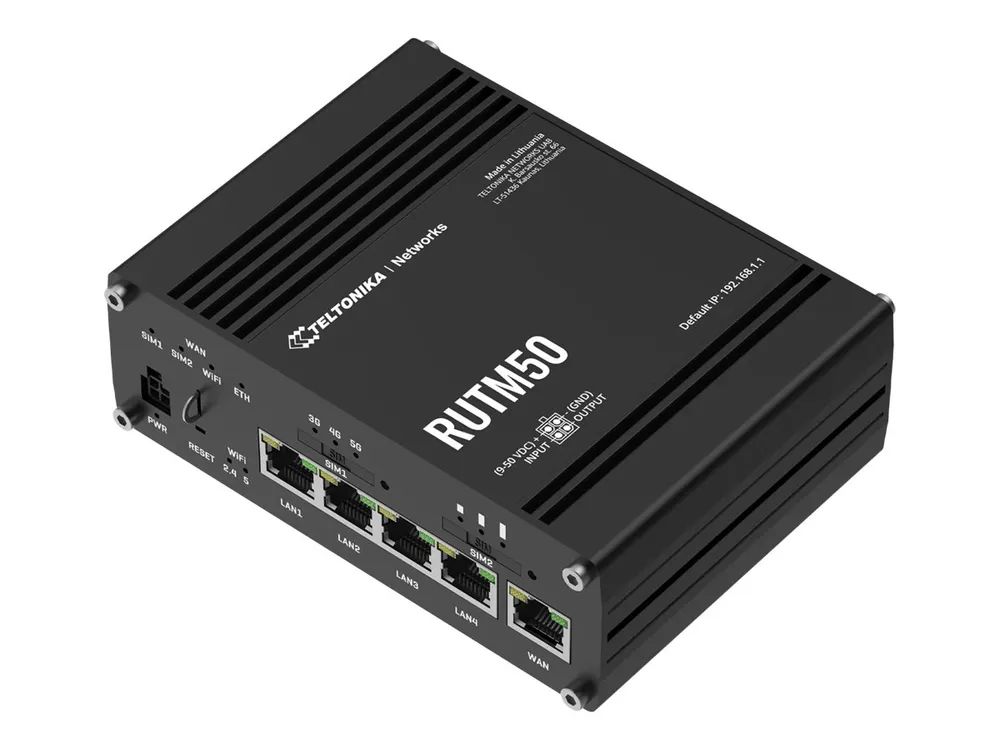 Teltonika RUTM50 - Wireless Router 4-Port-Switch