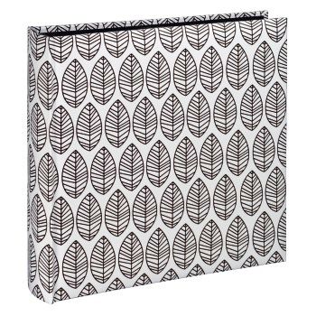 Hama Jumbo-Album "La Fleur", 30x30 cm, 100 schwarze Seiten, Weiß